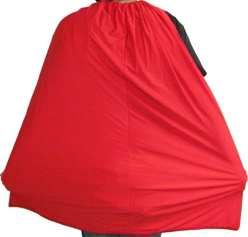  Adult Red Spandex Superhero Hero Accessory Costume Cape