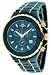 Oniss #ON8015-MRG1 Men's Rose Gold Accented Black Ceramic Sports Chronograph Watch
