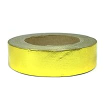 Wrapables Colorful Washi Masking Tape, Metallic Gold
