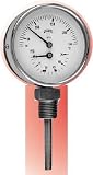 Winters T405 Pressure and Temperature Instrument, 3 Dial Tridicator