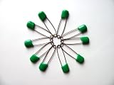 Cloth Diaper Pins Stainless Steel Traditional Safety Pin (Green)