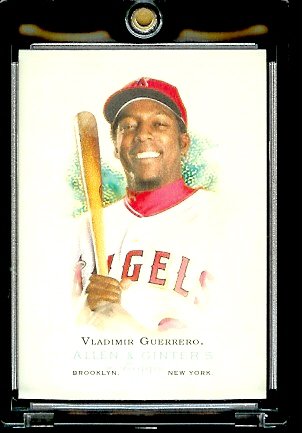 2006 Topps Allen & Ginter #9 Vladimir Guerrero Los Angeles Angels Baseball Card