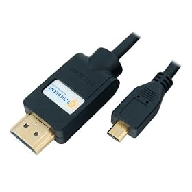 Decrescent Premium Micro HDMI (Type D) to HDMI (Type A) High Speed - Full HD 1080p - Audio & Video Cable (v1.4) for Smartphones, Tablets, Camcorders and Digital Cameras - 5m