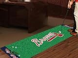 Exclusive By FANMATS MLB - Atlanta Braves Golf Putting Green Mat