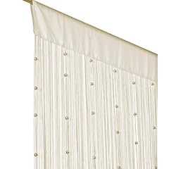Fadenvorhang T�rvorhang Insektenschutz Perlen 90x250cm Helena creme