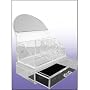Rucci Cosmetic Organizer With Mirror & Tray