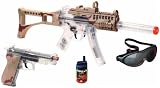 Crosman Sniper S2 Tactical Rifle Kit Spring Operated Airsoft Gun - Desert Camo / Clear