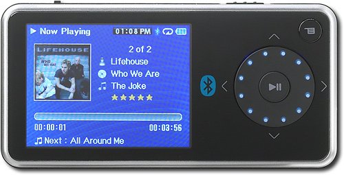 Insignia Pilot 4GB USB MP/MP3/FM /Bluetooth w/2.4