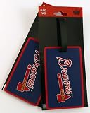 Atlanta Braves Two Pack Soft Laser Bag Tag