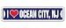 I LOVE OCEAN CITY NJ Street Sign beach summertime summer boardwalk