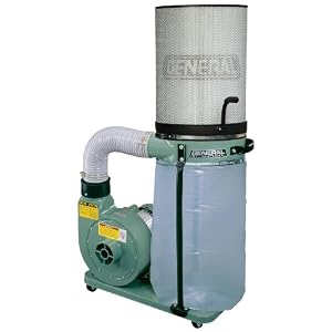 General International 10-005CF M1 1 HP Dust Collector with 1 Micron Canister Filter by 