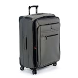Delsey Helium XPert Lite 4 Wheeled 25 Inch Exp. Suiter Trolley - Gray