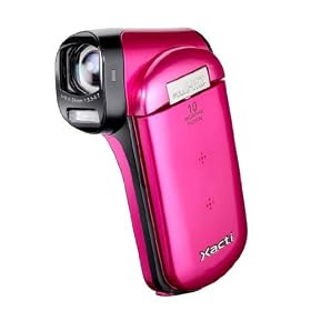 Sanyo VPC-CG20EXP-B Xacti CG20 Full HD Dual Camcorder with 10M Photos and HDMI - Pink