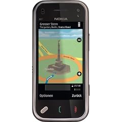 Nokia N97 mini Smartphone inkl. Car-Kit (UMTS, WLAN, GPS, 5 MP, Ovi Karten, QWERTZ-Tastatur) cherry black