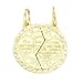 Mizpah Charm Breakable 14k Gold 18mm