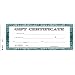 Adams Gift Certificate Book, Carbonless, Single Paper, 3.4 x 8 Inches, White, 2-Part, 25 Numbered Certificates (GFTC2)
