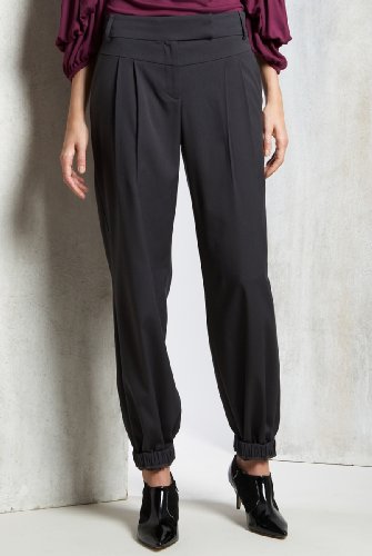 Limited Collection Elasticated Hem Straight Leg Trousers