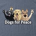 Earth Sun Moon Dogs For Peace T-Shirt