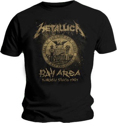 Official T Shirt METALLICA Logo ORIGINAL CREST M