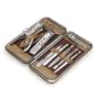 Alice™ 10 Pcs Vogue Nail Care Personal Manicure & Pedicure Set, Travel & Grooming Kit