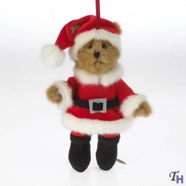 Enesco Boyd’s Plush Santa Ornament, 6-Inch Enesco Boyd’s Plush Santa Ornament, 6-Inch