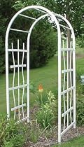 Duratrel DT11107 PVC Rosebud Arbor, 36 by 82 Inches