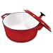 Kitchen & Housewares : Heuck 33030 Porcelain Enamel Cast Iron 5 Quart Dutch Oven Red