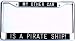 Personalized License Plate Frame-My Other Car Is a Pirate Ship!