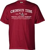 Alabama Crimson Tide Kids/Youth 2009 BCS National Champions Red Distressed T-Shirt