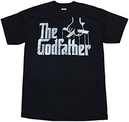 The Godfather Distressed Logo T-shirt-X-Large