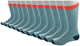 Ruggeds Boot Socks For Men - American Made Socks 12 Pair Value Bundle