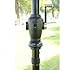 Outsunny Outdoor Patio Umbrella with Tilt and Solar Powered LED Lights, 9-Feet, Wine Red