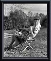 Art Poster Metal Framed Print - Katharine Hepburn - American Actress - Artist: National Archive- Poster Size: 10 X 8