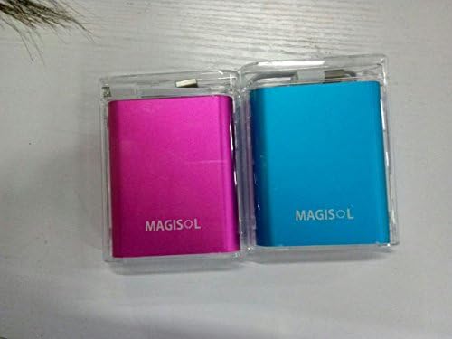 Magisol Premium 10400mAh USB 5V Output Portable Battery Charger - External Battery Pack, Power Bank, &amp; Portable Charger for iPhone, iPad, Galaxy, and Android Smart Devices (Pink)