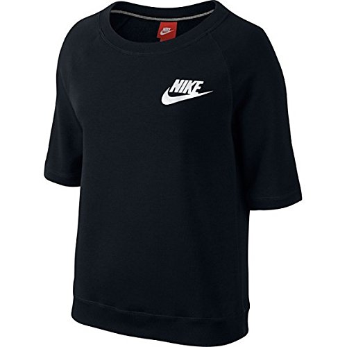 ナイキ アウター パーカ＆スウェット Nike Women's Rally Crew Short Sleeve Swe Black [並行輸入品]