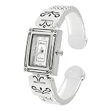 Geneva Platinum Four Rope Cuff Watch by SilverBin