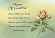 My Godchild (Female) Personalised Poem Gift Print