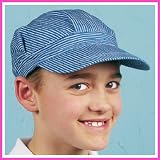 12 Childs Cotton Train Conductor Hats