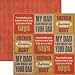 Double-Sided Scrapbook Paper - Father Knows Best - 12 x 12