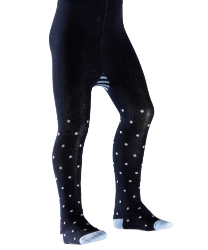 FALKE Unisex - Kinder Strickstrumpfhose  13805 Fliegenpilz TI, Gr. one size (80-92), Blau  Preisvergleich