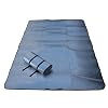 10T Alumatte ALUMA Double, silber, 190x120 cm