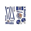 NCAA Memphis Tigers - 23 College Wall Stickers/Decals