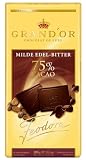 Feodora Grand'Or 75 % Cocoa Bar, 3.5-Ounce (Pack of 6)