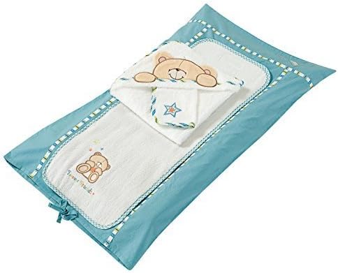 Forever Friends Bear Little Star Changing Mat Cover and Towels (Blue) by Forever Friends