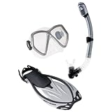Body Glove Amaze Purge with Quick Adjustable Strap/Siren/Expanse II Fin Snorkel Set