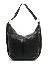 ROBE DI FIRENZE Italian Designer Black Leather Hobo Shoulder Bag