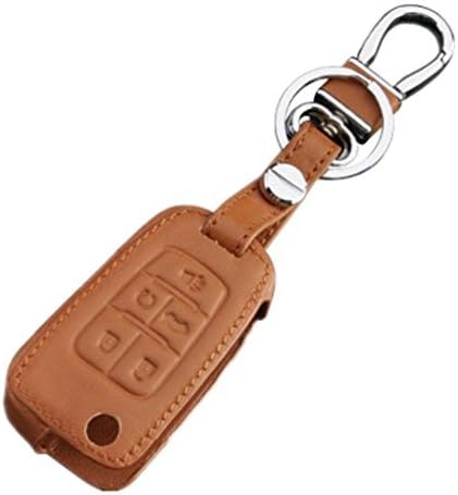Leather Keyless Entry Remote Control Key Fob Cover Case protector for Chevrolet Camaro Cruze Equinox Impala Malibu Sonic