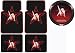 Betty Boop Star 5pc Combo Set Front & Rear Floor Mats & Steering Wheel Cover with Bonus Decal