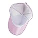Yanzi6 Men Women Plain Color Pu Synthetic Leather Adjustable Snapback Cap