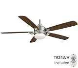 Fanimation Fans FP8003SN 52″ Benito Contemporary Indoor Satin Nickel Ceiling Fan w/ Light & Remote 41Ltb23R03L. SL160 Fanimation FP8050SN Quattro Satin Nickel 50 Ceiling Fan with Light & Remote Control